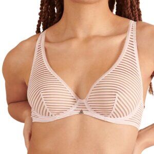 New! Victoria’s Secret Beija London Pink Stripes Y Underwire Bra 4824